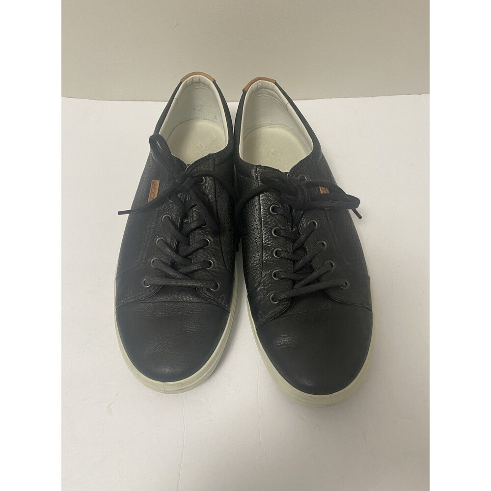 Ecco Danish Design Shoes Men's 13 Casual Fashion Sneakers Soft Black Leather